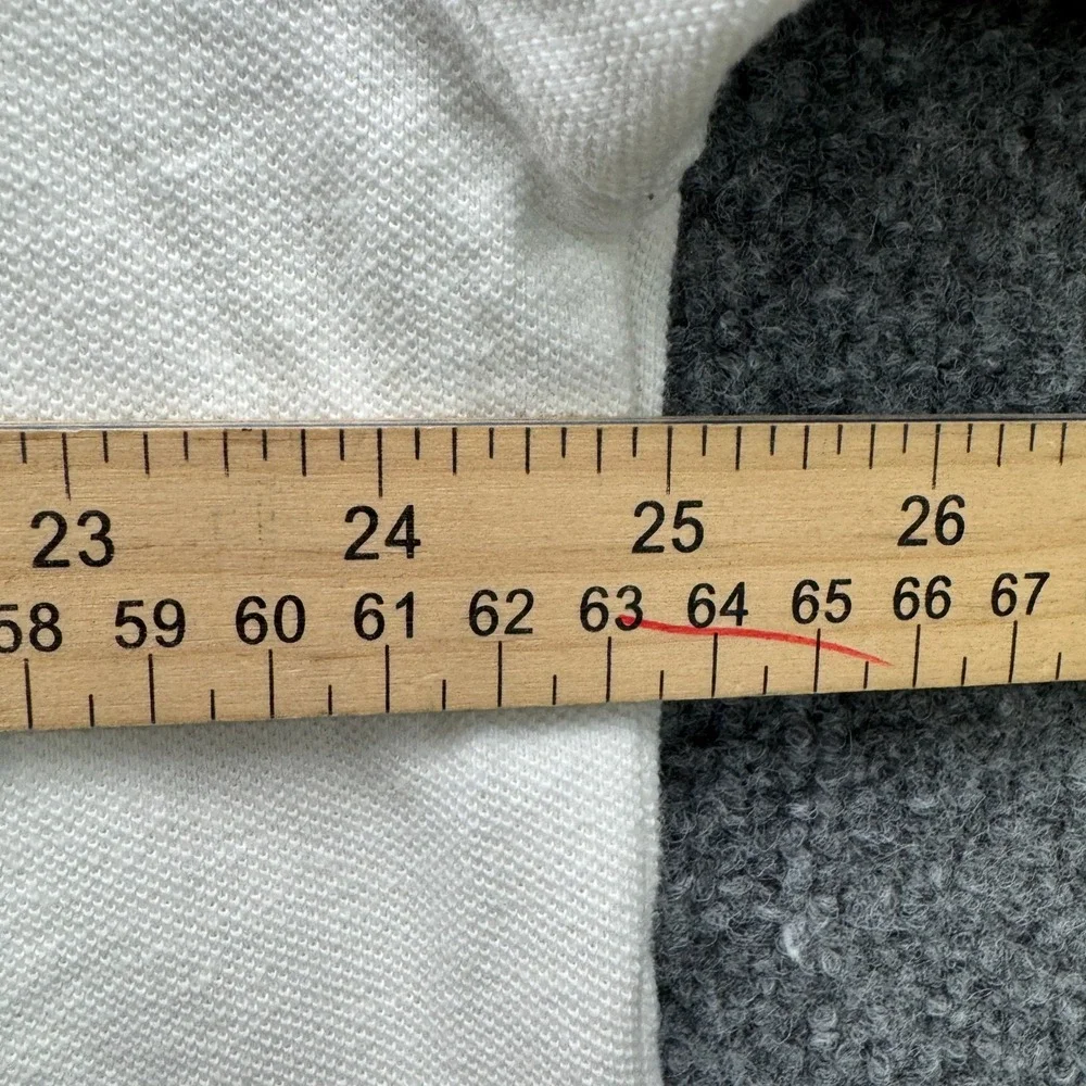 Vintage Polo Ralph Lauren Polo Shirt Mens 2XL White Short Sleeve Collar Casual